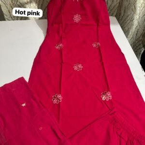 Hot Pink and Blue Kurti