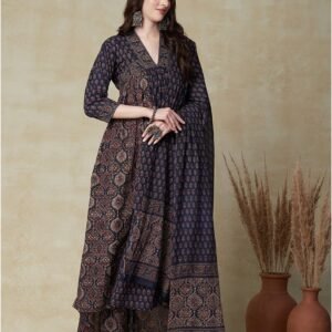 Black Printed Kurti